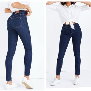 Madewell Curvy High-Rise Skinny Jeans Lucille Wash Size 28✨